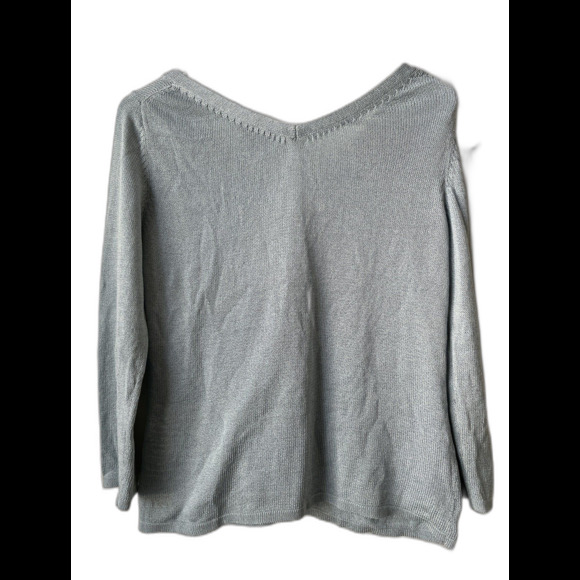 Eileen Fisher Italian Yarn Sweater Top Long Sleeve V Neck Casual Luxury Size S - Picture 5 of 10